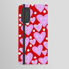 In The Mood for Love - red pink and purple Android Wallet Case