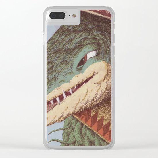 Croc Surprise Clear iPhone Case