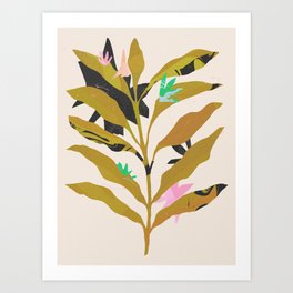 Olive Plant with Pollen Art Print