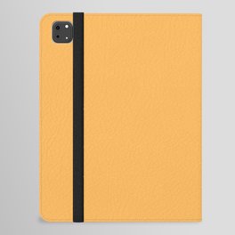 Tangerine Solid Color Pairs Pantone Amber Yellow 13-0942 TCX - Shades of Orange Hues iPad Folio Case