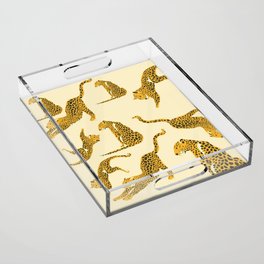 Cheetah Inspired  Acrylic Tray
