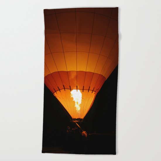 Hot Air Balloon Beach Towel
