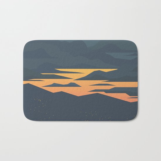 Evening lights Bath Mat