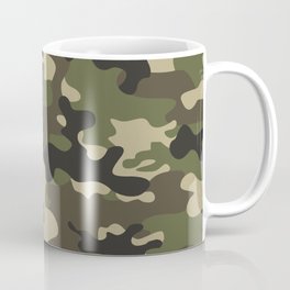 vintage military camouflage Mug