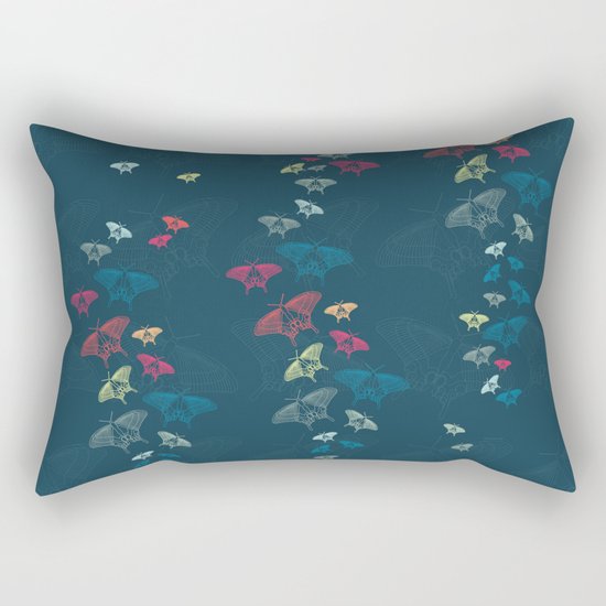 Nachtschwärmer – Fly by night Rectangular Pillow