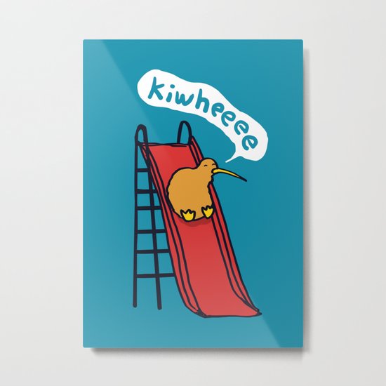 Kiwi Metal Print