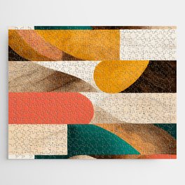 Mid-Century Abstract Panels Jigsaw Puzzle