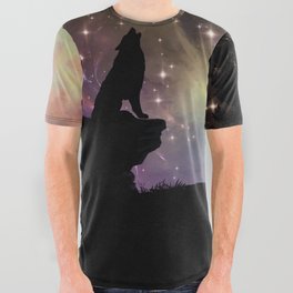 Perfect view Aurora Lights All Over Graphic Tee