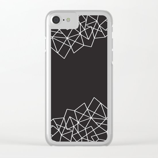 Geometric Pattern VII Clear iPhone Case