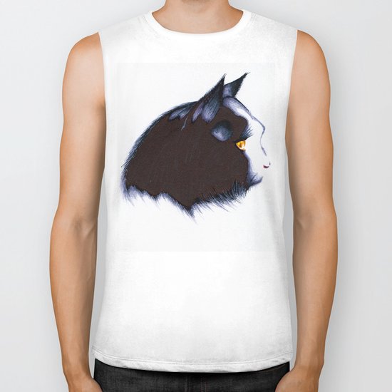 black cat Biker Tank