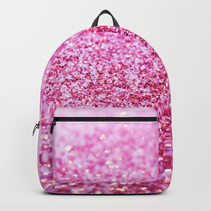 Pink Mermaid Glitter Glam #1 (Faux Glitter) #shiny #decor #art #society6 Backpack