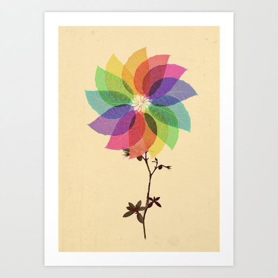 The windmill in my mind Art Print