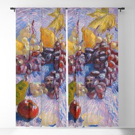 Vincent van Gogh "Still Life with grapes, apples, lemons and pear" Blackout Curtain