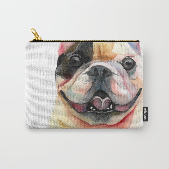 French Bulldog, Happy Dog Carry-All Pouch