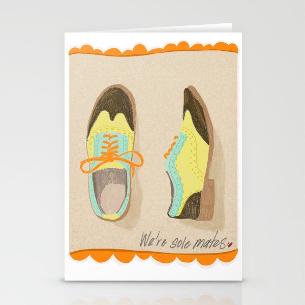 Sole Mates Stationery Cards