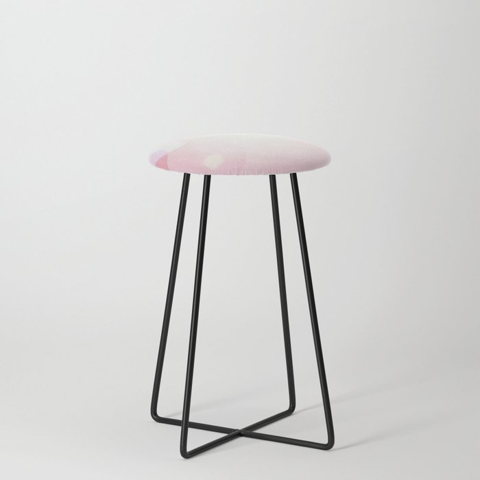 Pink Bubble Counter Stool