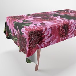 Pink Chrysanthemums Tablecloth