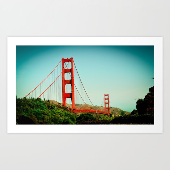 The Golden Gate Bridge at Day Art Print