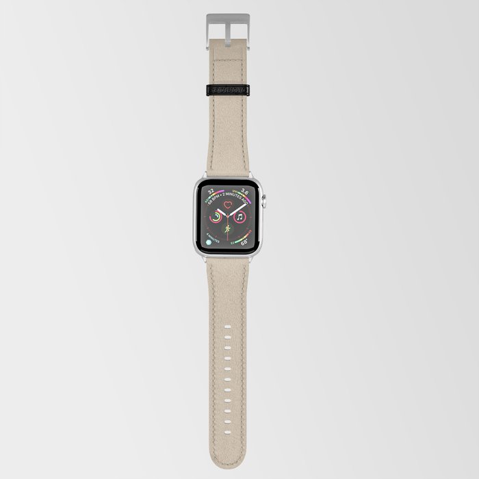 Sand Dust Tan Solid Color Pairs To PPG Best Beige PPG1085-4 All One Shade Hue Apple Watch Band
