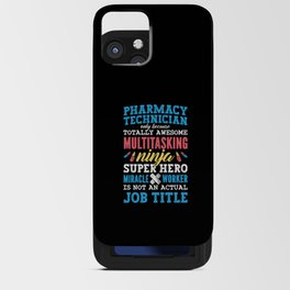 Medicine Hero Pharmacy Technician Tech Pharmacist iPhone Card Case