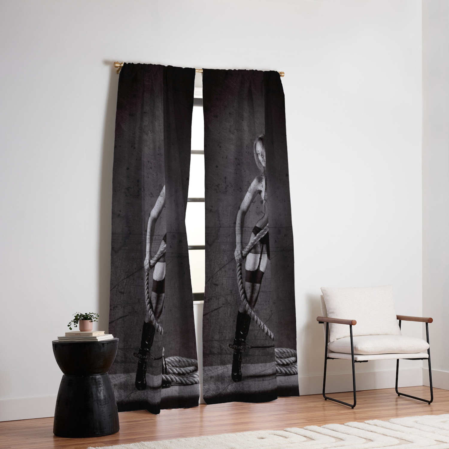 Lingerie And Rope Blackout Curtain By Davehare Society6