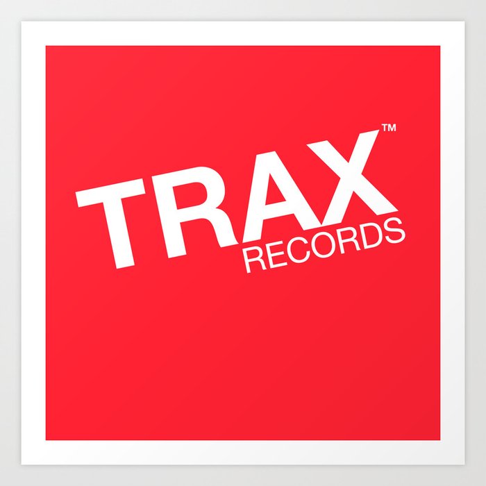 Trax Records Signature Logo Art Print
