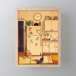 Kitchen Floor Framed Mini Art Print
