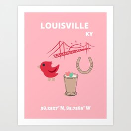 Louisville KY Art Print