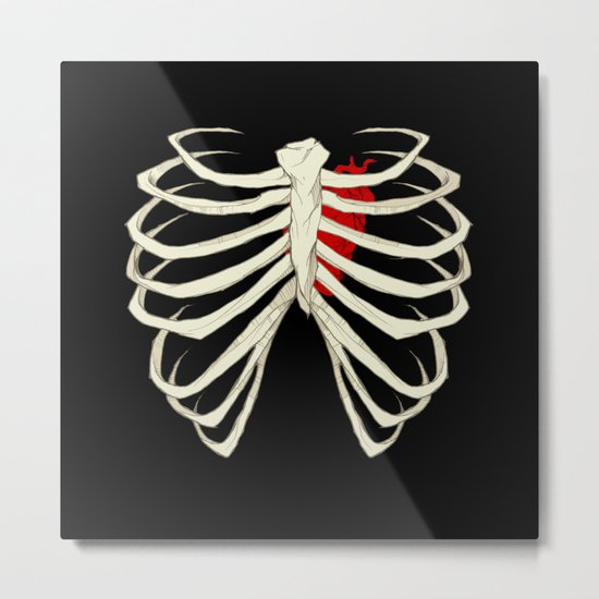 Skeleton Metal Print