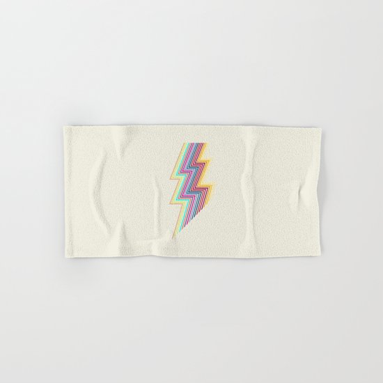 80's lightning Hand & Bath Towel