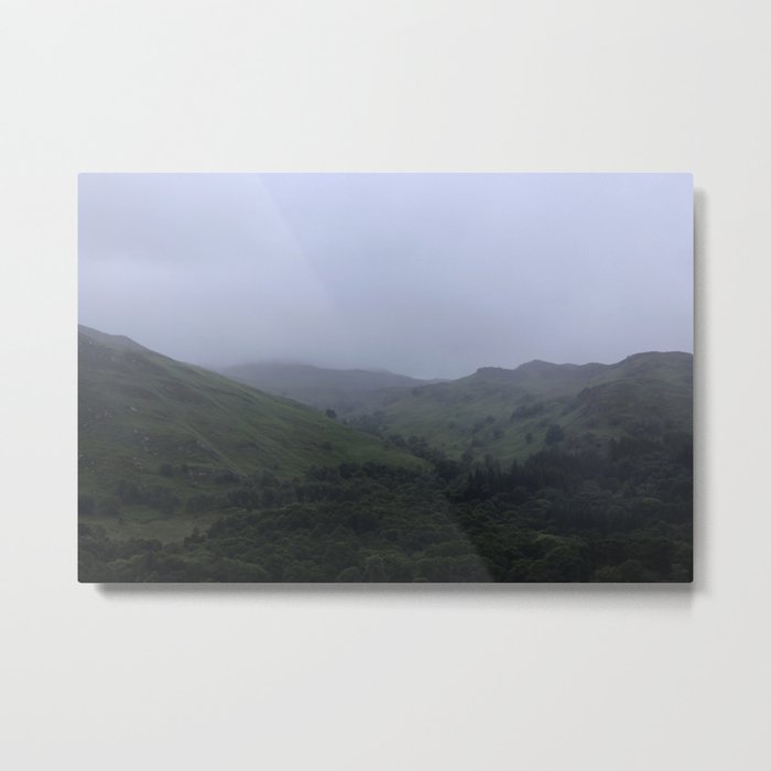 Misty Mountains Metal Print