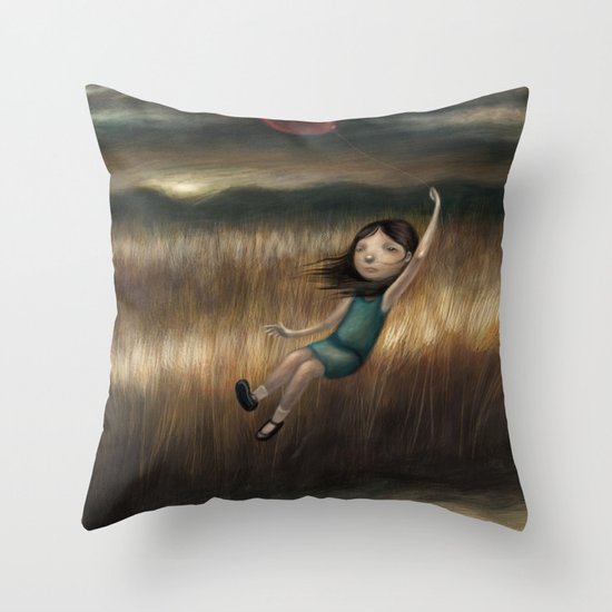 Anywhere But Here Throw Pillow