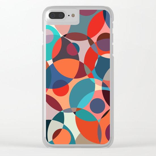 Crowded place Clear iPhone Case