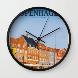 Visit Copenhagen Wall Clock