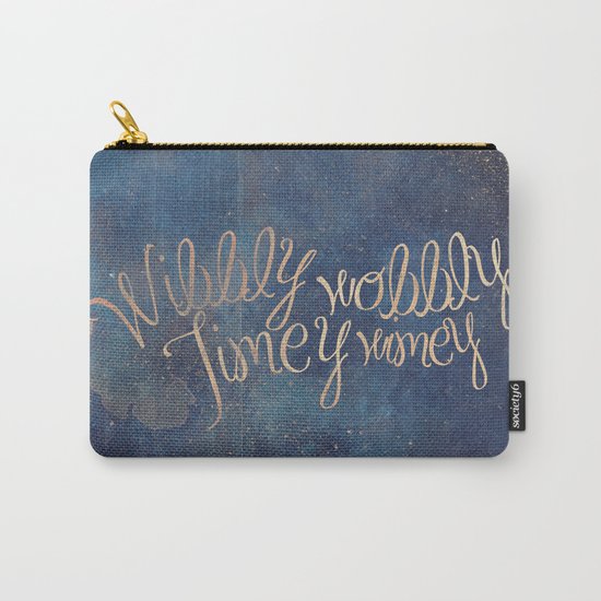Wibbly wobbly (Doctor Who quote) Carry-All Pouch