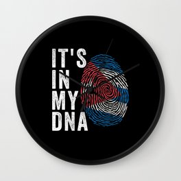It's In My DNA - Cuba Flag Wall Clock