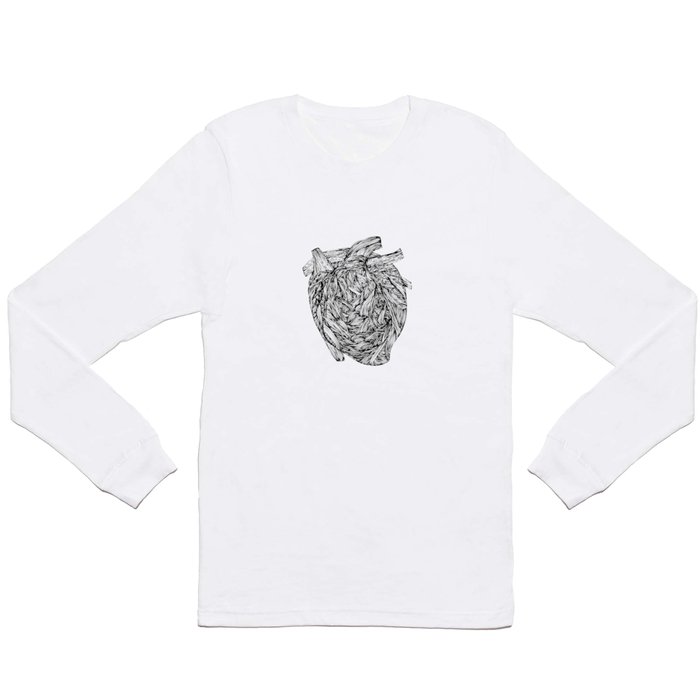 my heart is real Long Sleeve T Shirt