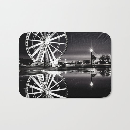 Ferris Wheel in the City Bath Mat