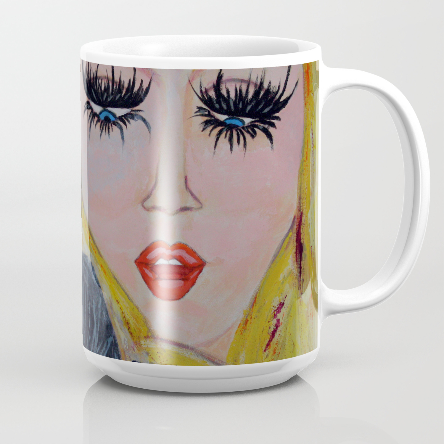The Arian Acrylic Painting Of Girls Coffee Mug By Limaria Society6