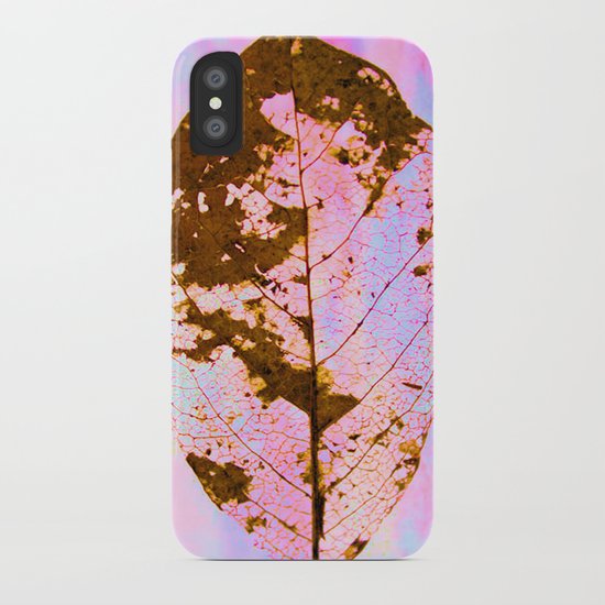 Leaf Skeleton iPhone Case
