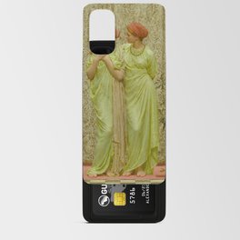 Topaz Painted originally by moore albert joseph High resolution two beautiful girls in green dresses Android Card Case