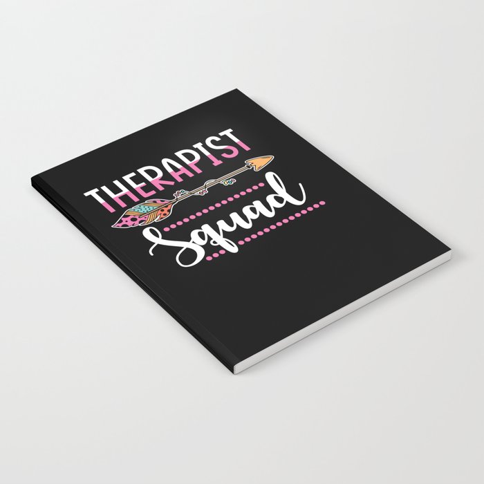 Therapist Squad Group Women Notebook