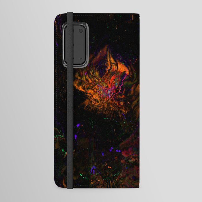 Neon error shapes Android Wallet Case