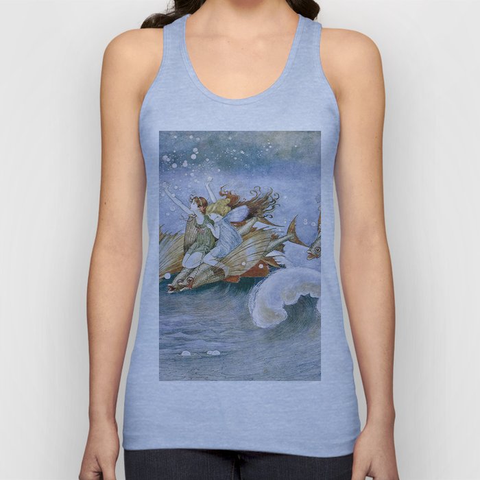 “Flying Fish Riders” by Ida Rentoul Outhwaite (1916) Tank Top