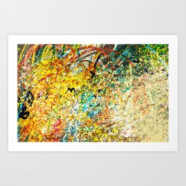 Crackle Art Print