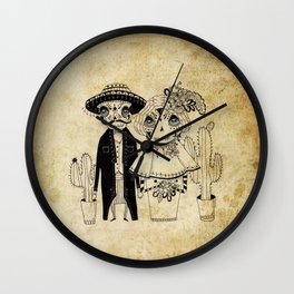 Day of the Dead Wall Clock