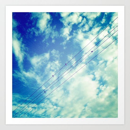 Charging Art Print