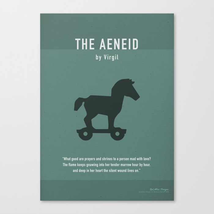 The Aeneid by Virgil Greatest Books Series 28 Canvas Print