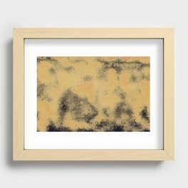 Old yellow Recessed Framed Print