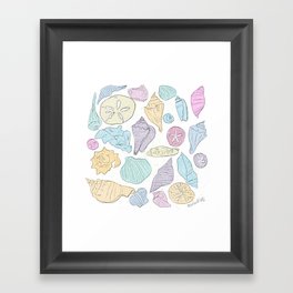 Beach Treasures Framed Art Print